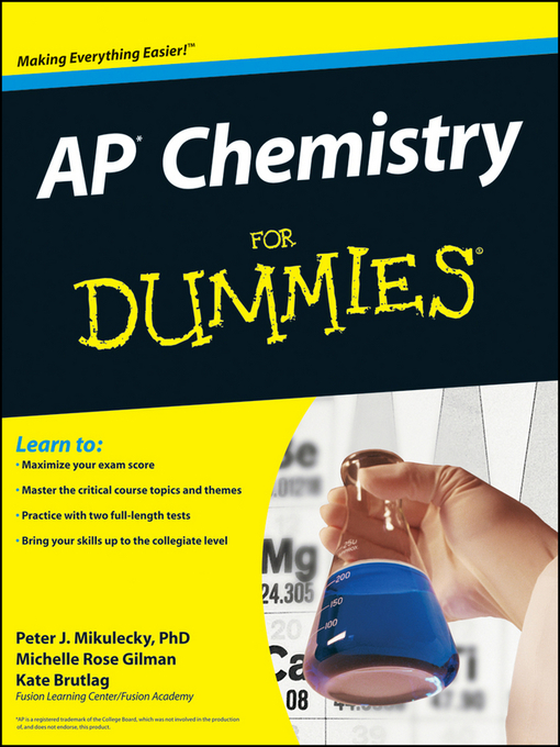 Title details for AP Chemistry For Dummies® by Peter J. Mikulecky - Available